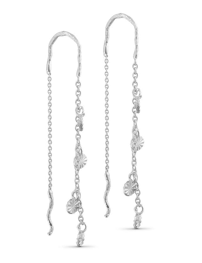 Bungle Earring Sunny Silver - Things I Like Things I Love