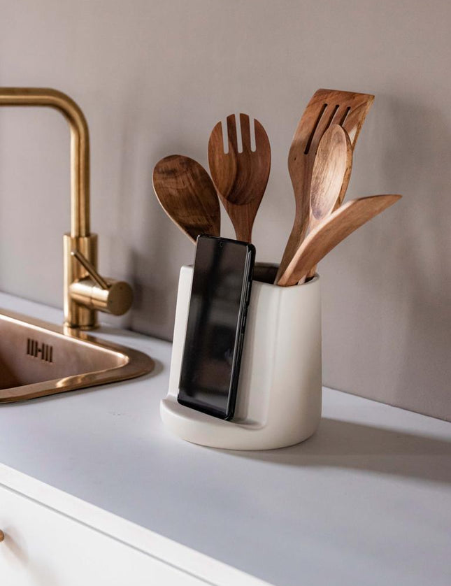 Cutlery Jar Phone Holder - Things I Like Things I Love