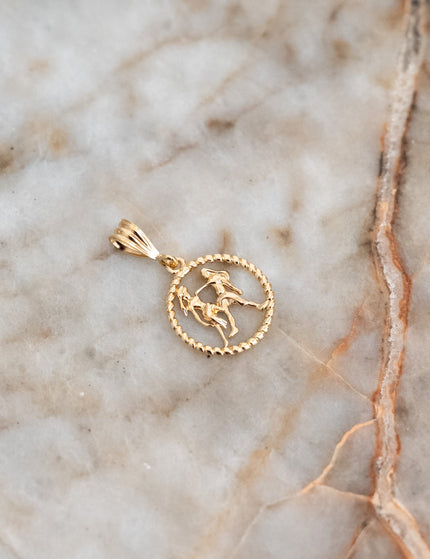 Goldfilled Necklace Charm Zodiac - Things I Like Things I Love