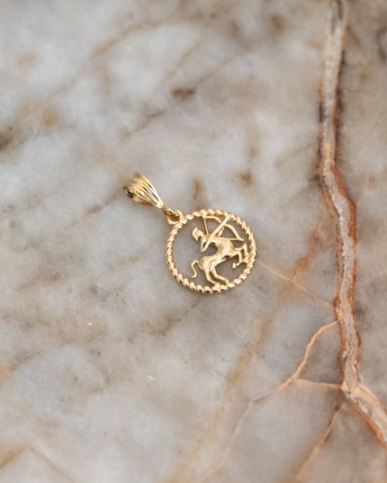 Goldfilled Necklace Charm Zodiac - Things I Like Things I Love