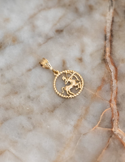 Goldfilled Necklace Charm Zodiac - Things I Like Things I Love