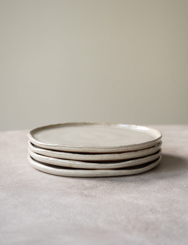 Handmade Breakfast Plate Serpa Beige - Things I Like Things I Love