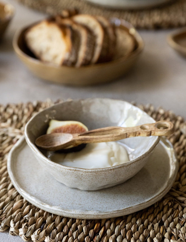 Handmade Breakfast Plate Serpa Beige - Things I Like Things I Love