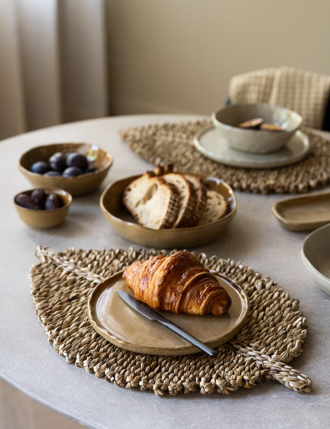 Handmade Breakfast Plate Serpa Mustard - Things I Like Things I Love