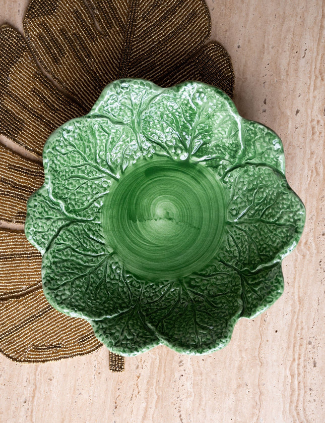 Handmade Cabbage Bowl Green - Things I Like Things I Love