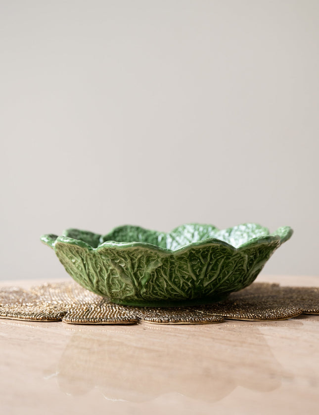 Handmade Cabbage Bowl Green - Things I Like Things I Love