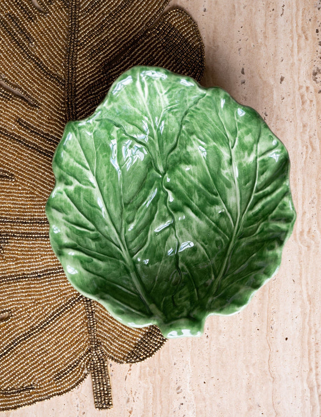 Handmade Cabbage Leaf Bowl - Things I Like Things I Love