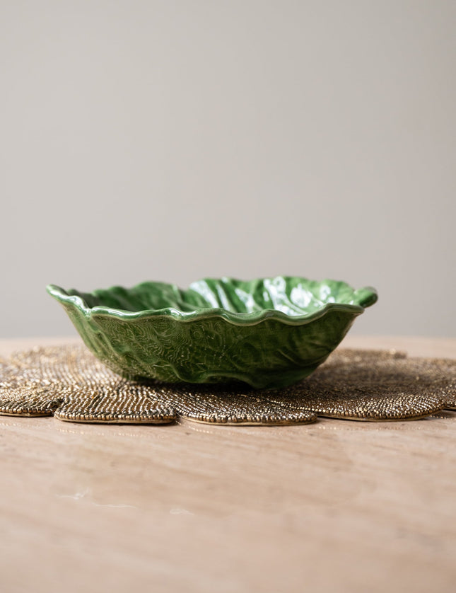 Handmade Cabbage Leaf Bowl - Things I Like Things I Love