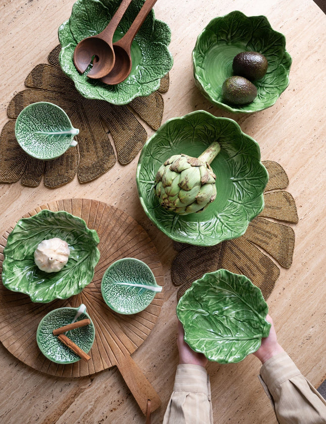 Handmade Cabbage Leaf Bowl - Things I Like Things I Love