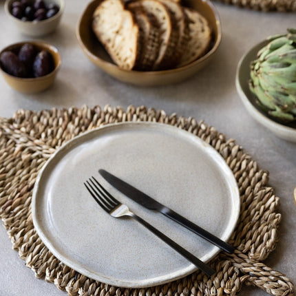 Handmade Dinner Plate Serpa Beige - Things I Like Things I Love