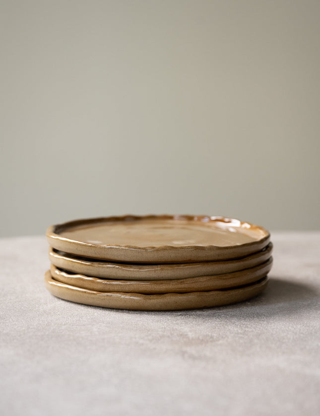 Handmade Dinner plate serpa mustard - Things I Like Things I Love