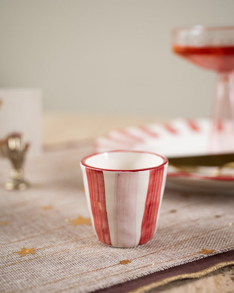 Handmade Hector Mug Espresso Pink/Red - Things I Like Things I Love
