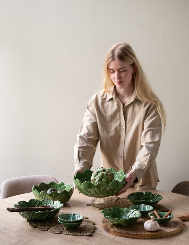 Handmade Salad Bowl Leaf - Things I Like Things I Love