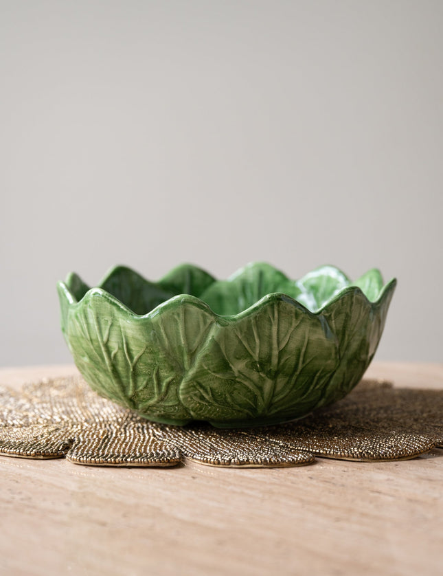 Handmade Salad Bowl Leaf - Things I Like Things I Love