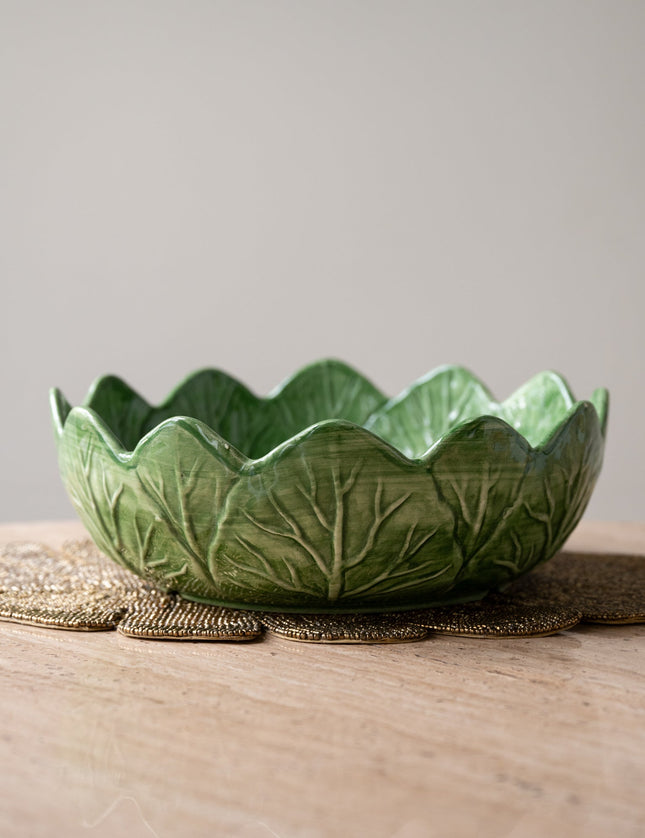 Handmade Salad Bowl Leaf - Things I Like Things I Love