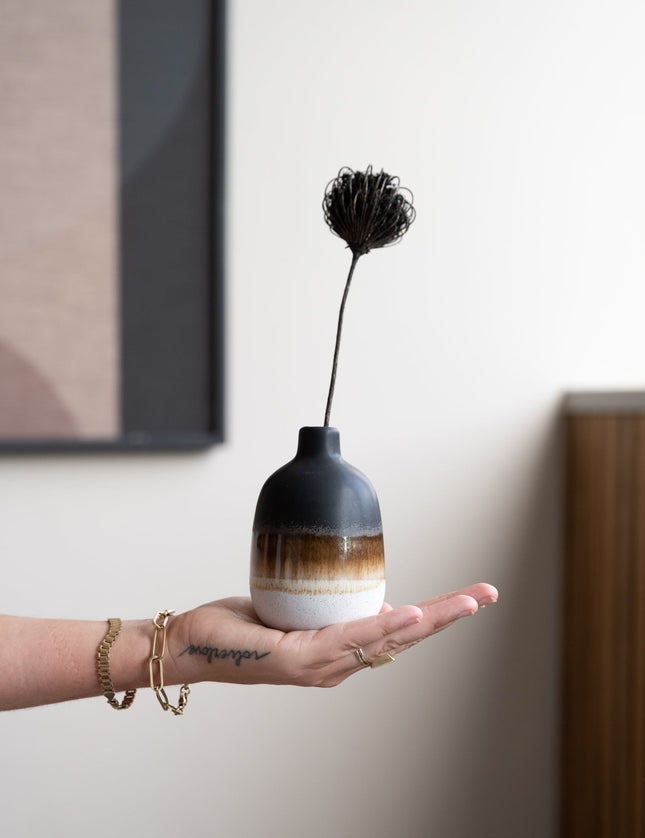 Mojave Glaze Black Vase - Things I Like Things I Love