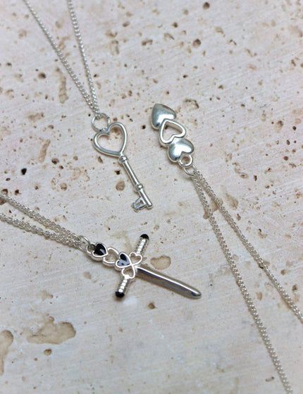Necklace Cupids Dagger Silver - Things I Like Things I Love