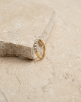 Ring Gold Kleine Perlen Vintie