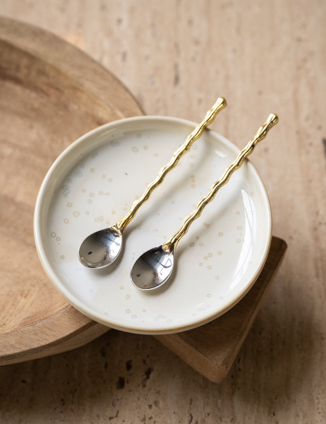 SET OF 2 - Handmade Wavy Teaspoons - Things I Like Things I Love