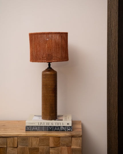 Table Lamp Paolo + Shade Tossa Brick - Things I Like Things I Love