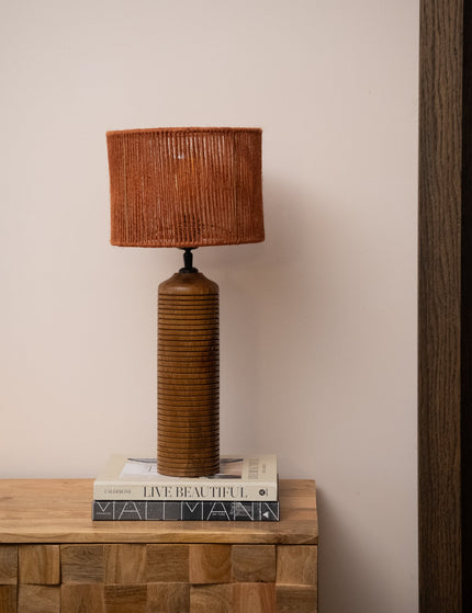 Table Lamp Paolo + Shade Tossa Brick - Things I Like Things I Love