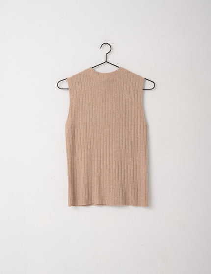 TILTIL Iva Sleeveless Knit Beige One Size - Things I Like Things I Love