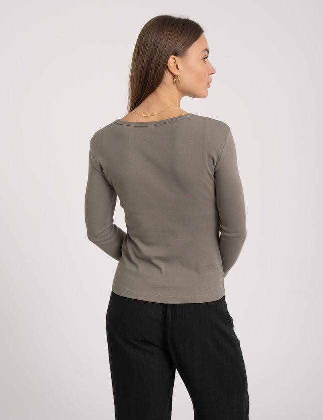 TILTIL Micky Longsleeve Dark Olive - Things I Like Things I Love