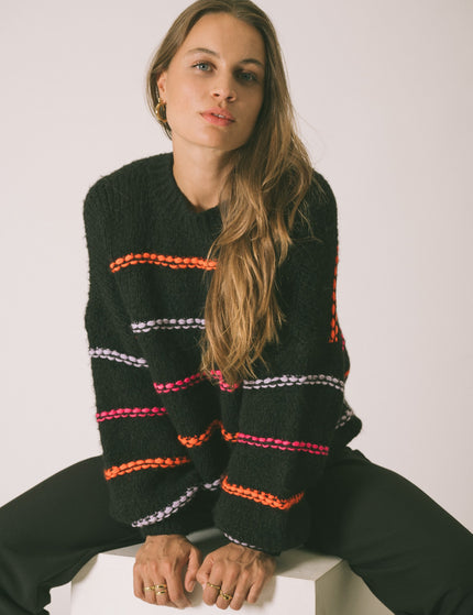 TILTIL Sisi Striped Knit Black Multi - Things I Like Things I Love