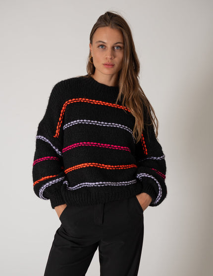 TILTIL Sisi Striped Knit Black Multi - Things I Like Things I Love