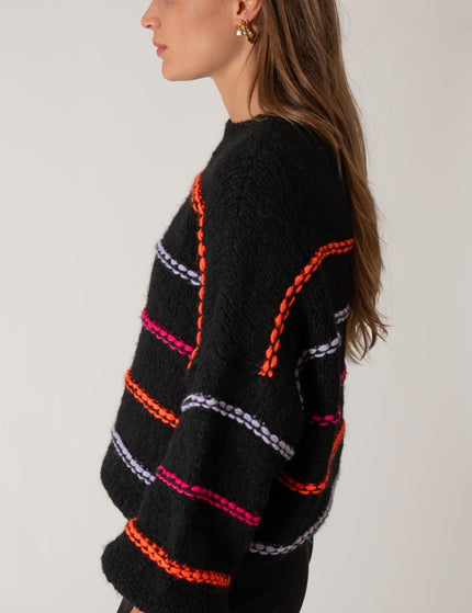 TILTIL Sisi Striped Knit Black Multi - Things I Like Things I Love