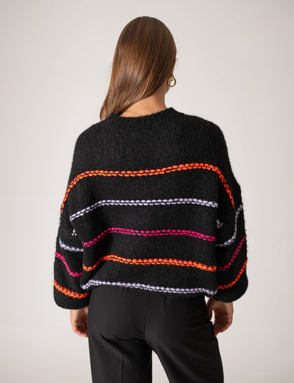 TILTIL Sisi Striped Knit Black Multi - Things I Like Things I Love