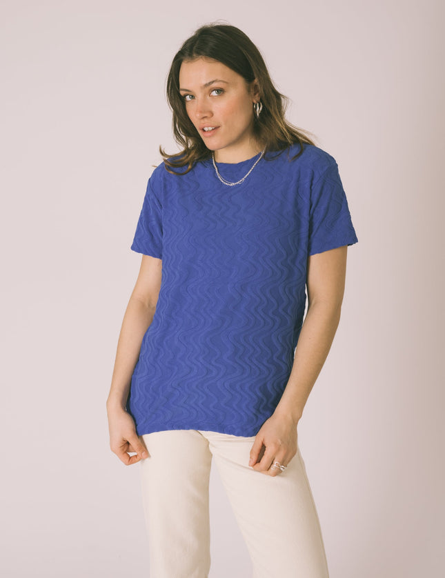 TILTIL Swi T-shirt Cobalt Swirl - Things I Like Things I Love