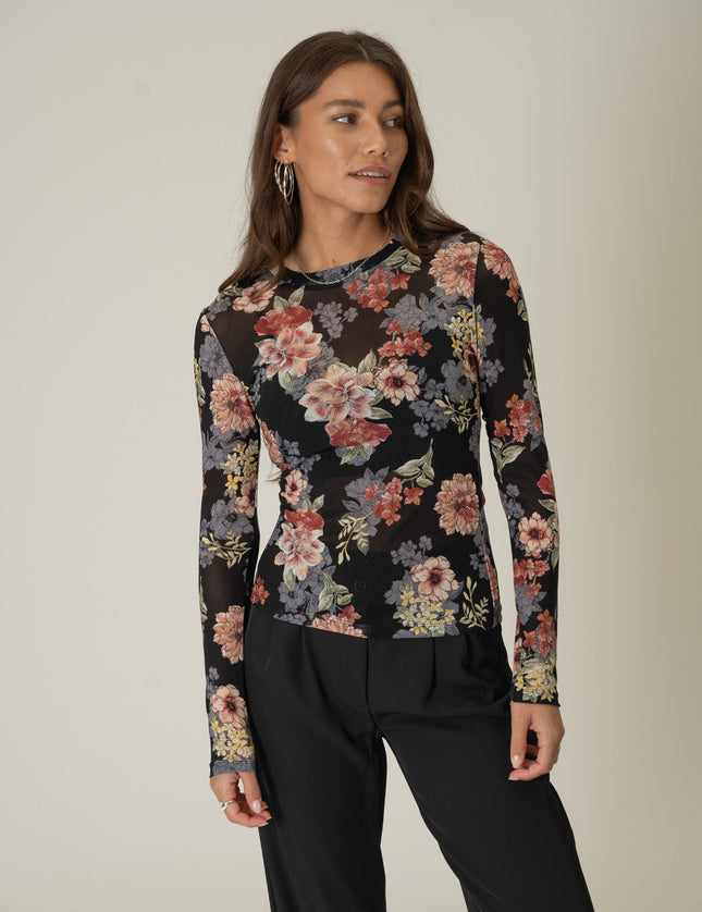 TILTIL Tai Longsleeve Mesh Flower - Things I Like Things I Love