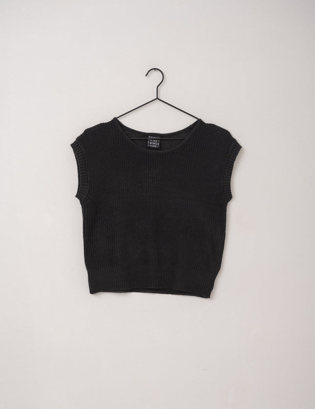 TILTIL Tessa Sleeveless Knit Black One Size - Things I Like Things I Love