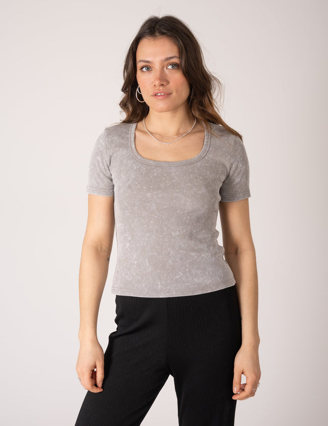 Tun Tee Washed Light Grey One Size - Things I Like Things I Love