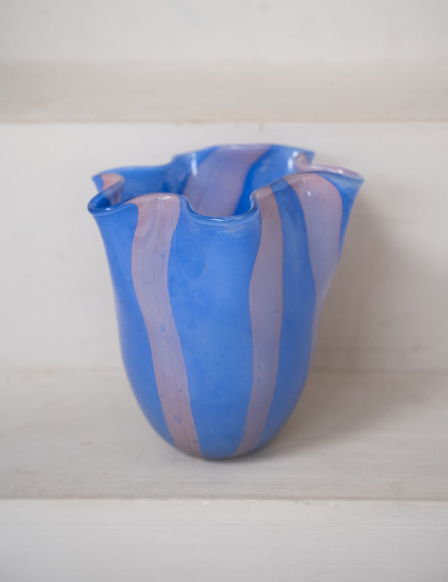 Vase Stripe Blue/Pink - Things I Like Things I Love