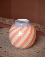 Vase Stripe Pink